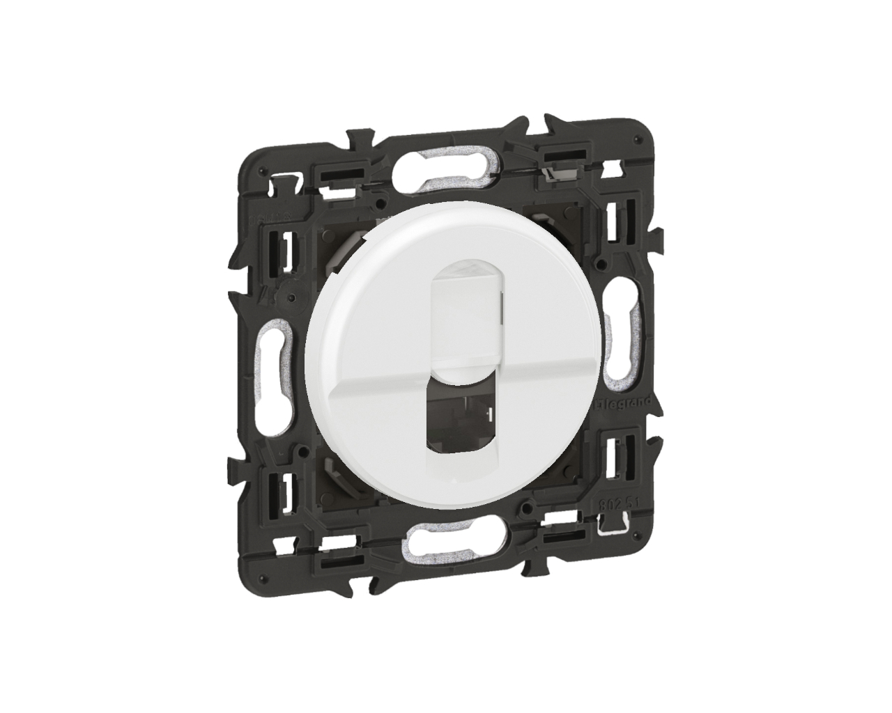 Prise RJ45 cat.6 STP blanche Legrand Nouveau Céliane™