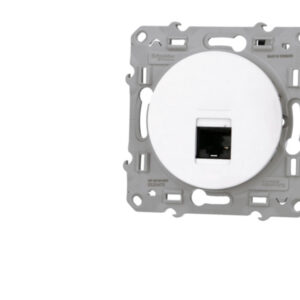 Prise RJ45 grade 1 cat.5 UTP blanche Schneider Odace