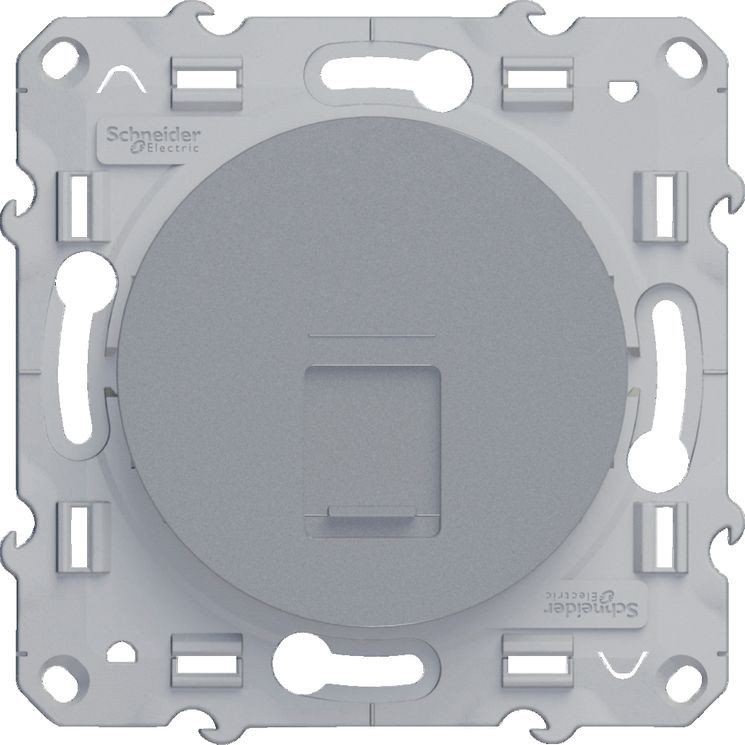Prise RJ45 ODACE grade 3 (multimédia) STP aluminium SCHNEIDER ELECTRIC S536476