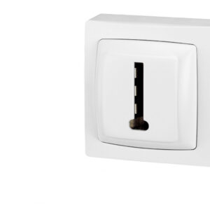 Prise téléphone en T Legrand Otéo complète