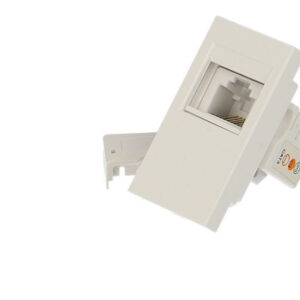Prise téléphone RJ11 ½ module Efapel Quadra & Latina (45x45)