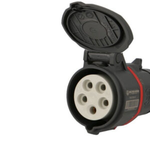 Prise triphasé femelle CEE, 5 x 16A, pour prolongateur Walther Neo