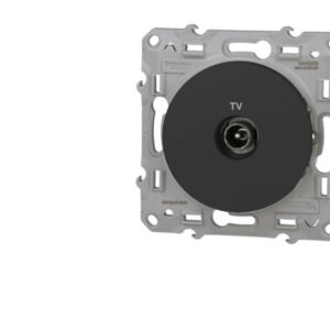 Prise TV anthracite Schneider Odace