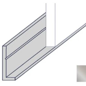 Profilé de départ mural Revela - Coloris: aluminium