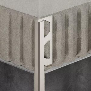 Profilé de finition en aluminium QUADEC-A 110 - Aluminium naturel anodisé mat - hauteur: 11mm - longueur 2,5ML