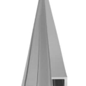 Profilé de finition extérieur pour panneaux muraux - Coloris: blanc