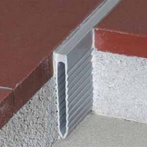 Profilé de fractionnement pour pose scellée DILEX MOP - Hauteur: 50 mm - coloris gris