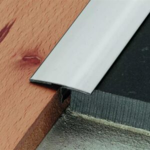 Profilé de transition RENO-T25 - Aluminium anodisé mat - largeur: 25mm - longueur: 2,5ML - épaisseur: 1,3mm