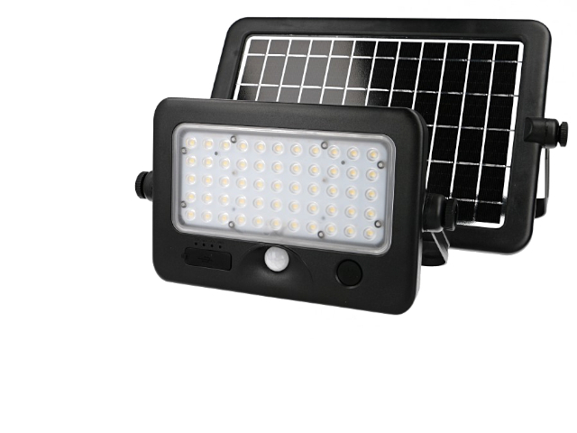 Projecteur solaire LED 10W noir