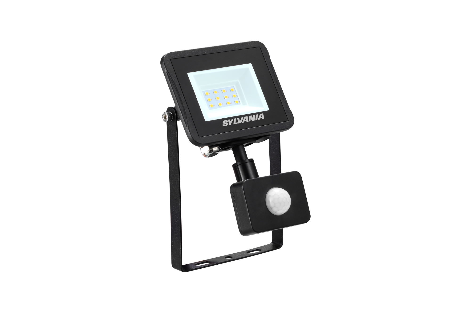 Projecteur SYLFLOOD IP54 PIR noir 1000 Lm SYLVANIA 0047115