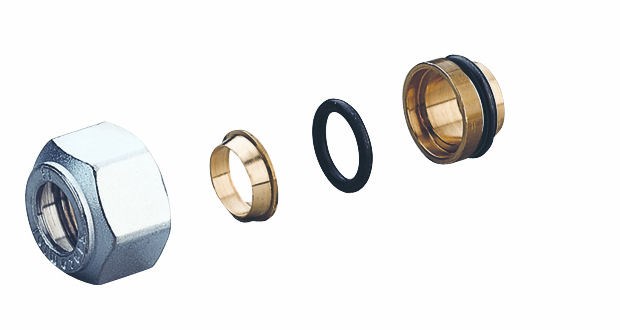 Raccord à compression pour tube cuivre R178 - Diamètre: 16X14mm