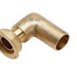 Raccord compteur coudé 90°C - Raccord coudé 90° - Ecrou 6/20 Cu 22 avec joint