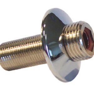 Raccord droit avec rosace mâle/mâle - Diamètre : M1/2'' - M3/4''-