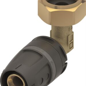 Raccord écrou tournant à 90° - Raccord écrou tournant à 90°: 16x3/8"
