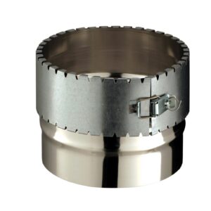 Raccord flexible inox - Diamètre : 140