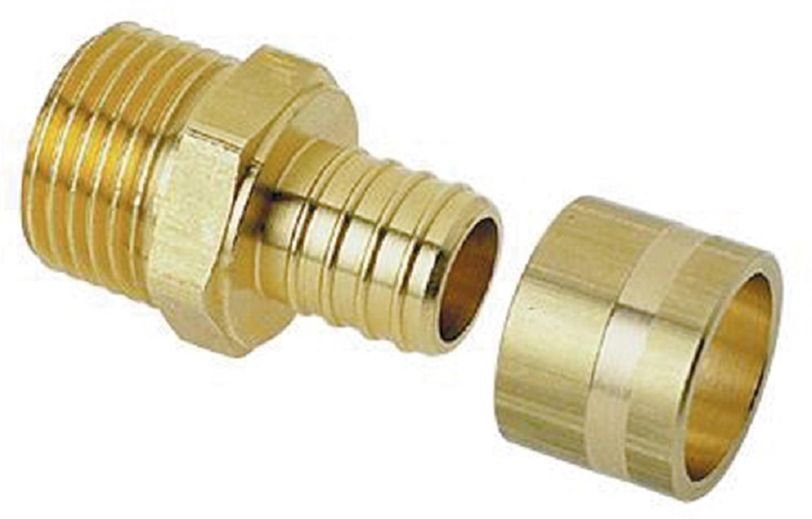 Raccord mâle fixe à glissement - Diamètre : 16 - 3/4''
