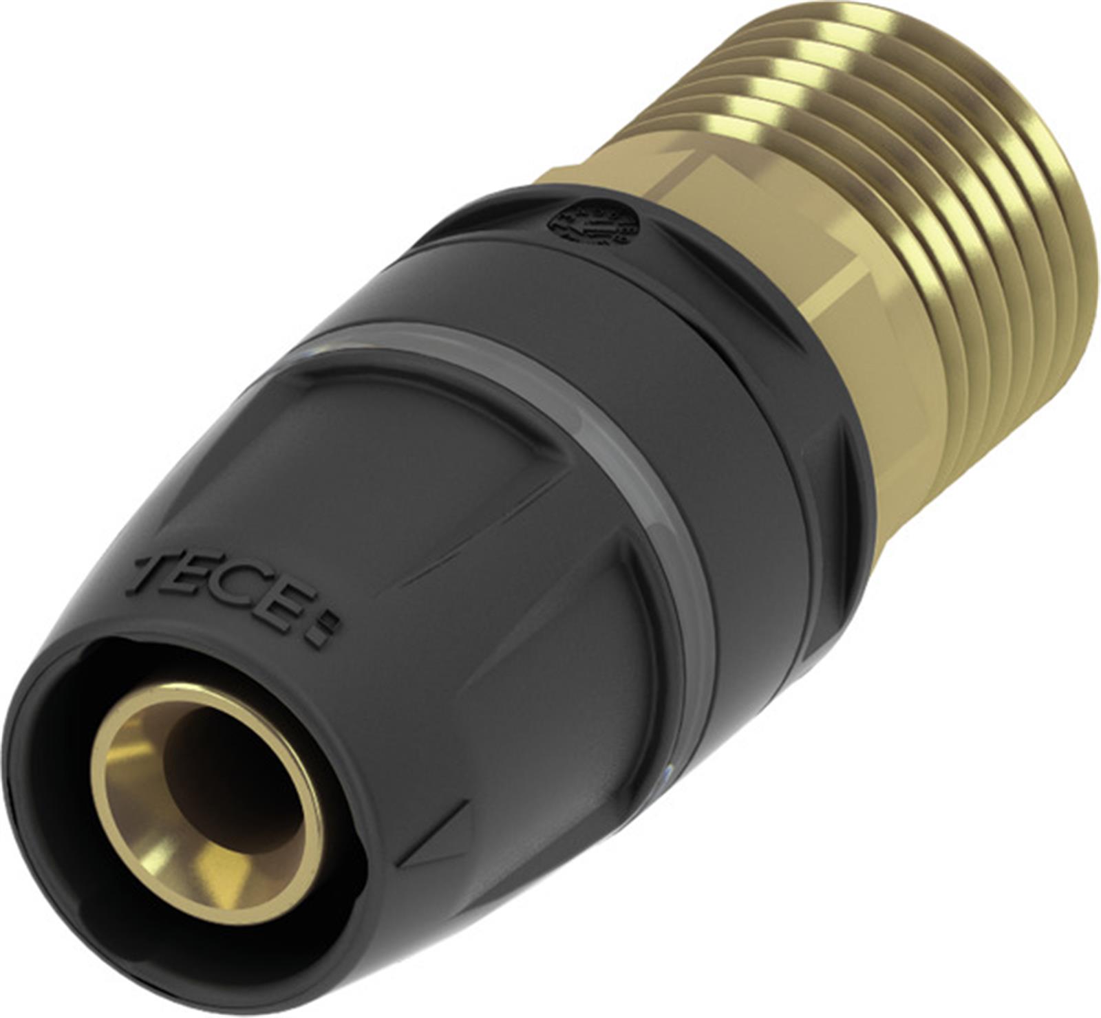 Raccord mâle fixe TECElogo-Push laiton - D : 40x33/42