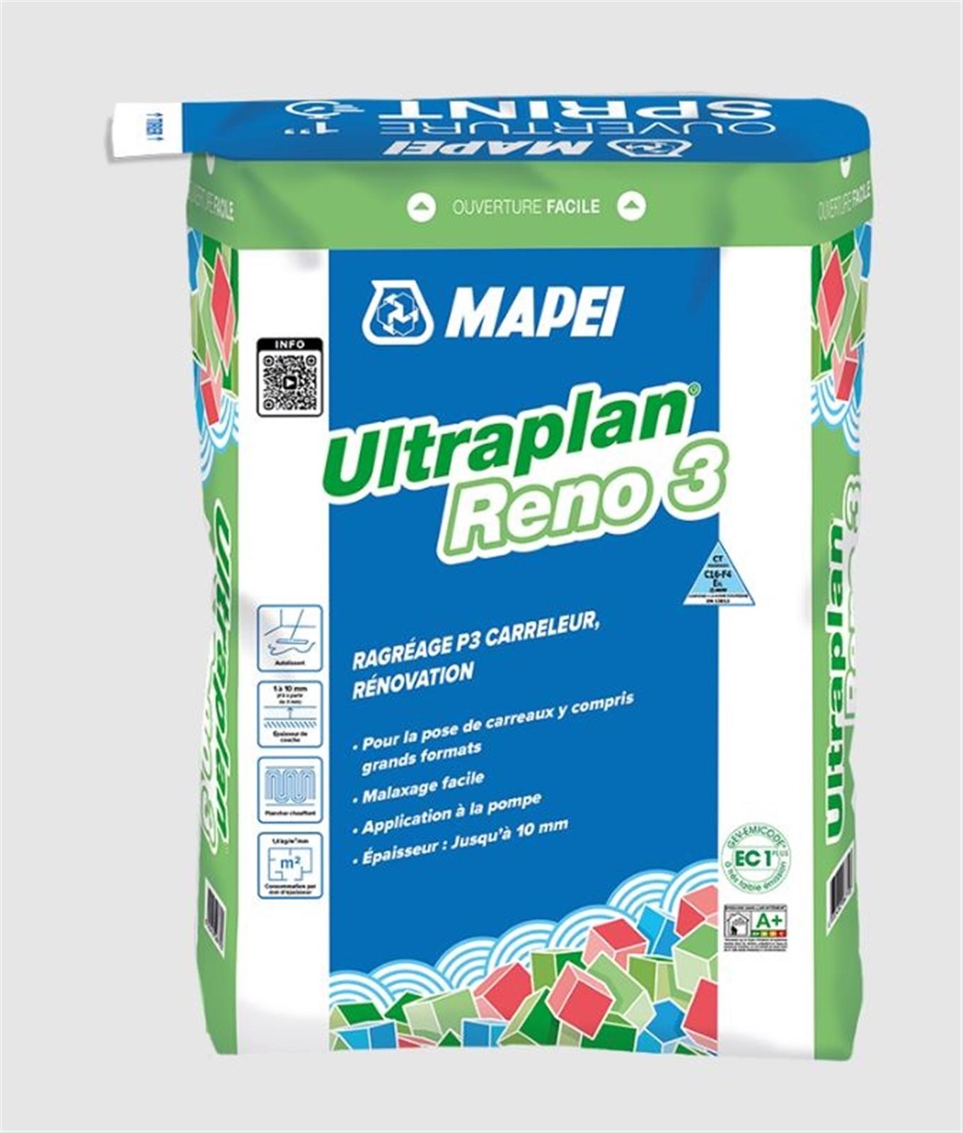 Ragréage ULTRAPLAN RENO 3 - Sac 25 kg