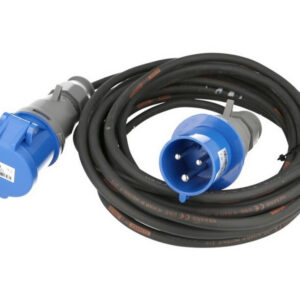 Rallonge electrique etanche monophasée 3x16A, 10 mètres