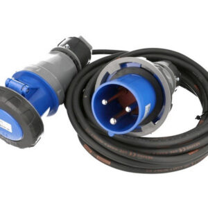Rallonge electrique etanche monophasée 3x63A, 50 mètres