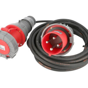 Rallonge electrique etanche triphasée 4x63A, 50 mètres