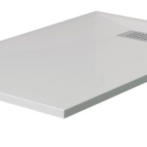 Receveur KINESURF extra-plat antidérapant - Rectangulaire - 120 x 80 cm - Blanc