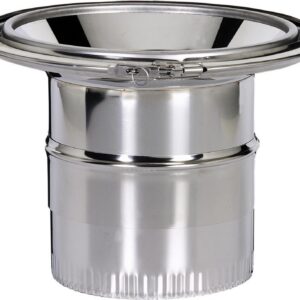 Réduction conique inox émaillé, diamètre 150 / 230 mm - Réduction conique inox émaillé, diamètre 150 / 230 mm.