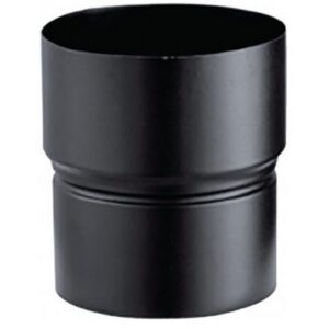 Réduction femelle émaillé - Diamètre 150 mm - Réduction femelle émaillé noir - Diamètre 150 mm - Diamètre sortie fumée en mm : 150/153