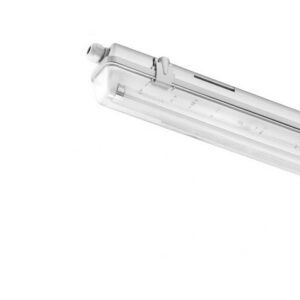 Réglette étanche saillie vide 1,2m, pour deux tubes LED