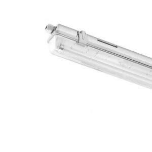 Réglette étanche saillie vide 1,5m, pour deux tubes LED
