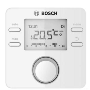 Régulateur d'ambiance programmable - Blanc - Hauteur: 93 mm - Largeur: 93 mm - Epaisseur: 33 mm