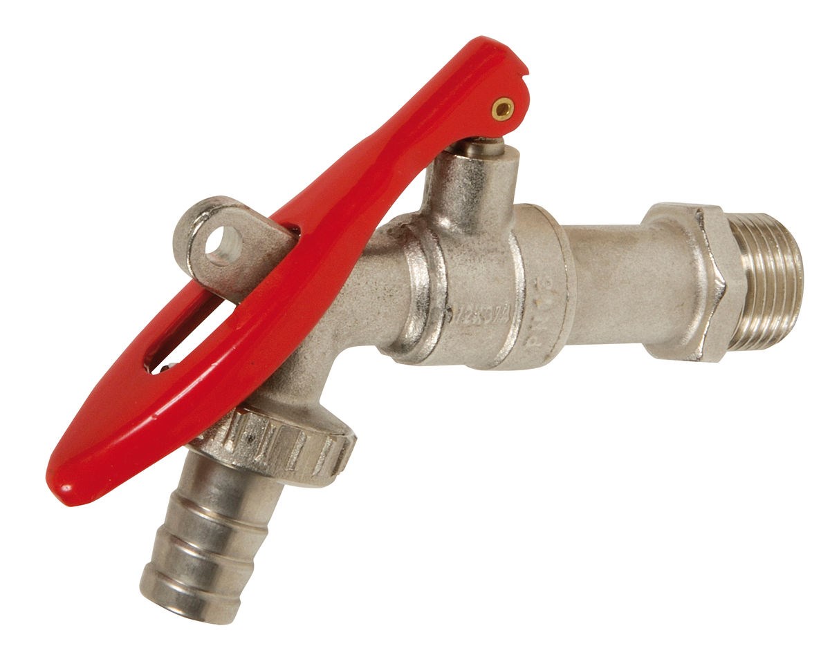 Robinet de puisage cadenassable - Diamètre nominal 1/2" - Sortie 3/4"