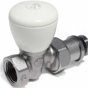 Robinet de radiateur DT S/REG droit chromé GIACOMINI R6X034