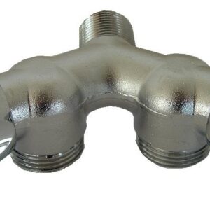 Robinet double de machine à laver - Diamètre : 1/2'' - 3/4''