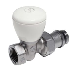 Robinet fer simple réglage droit radiateur Giacomini - R6X032