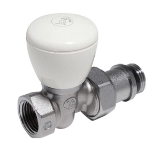 Robinet fer simple réglage droit radiateur Giacomini - R6X032