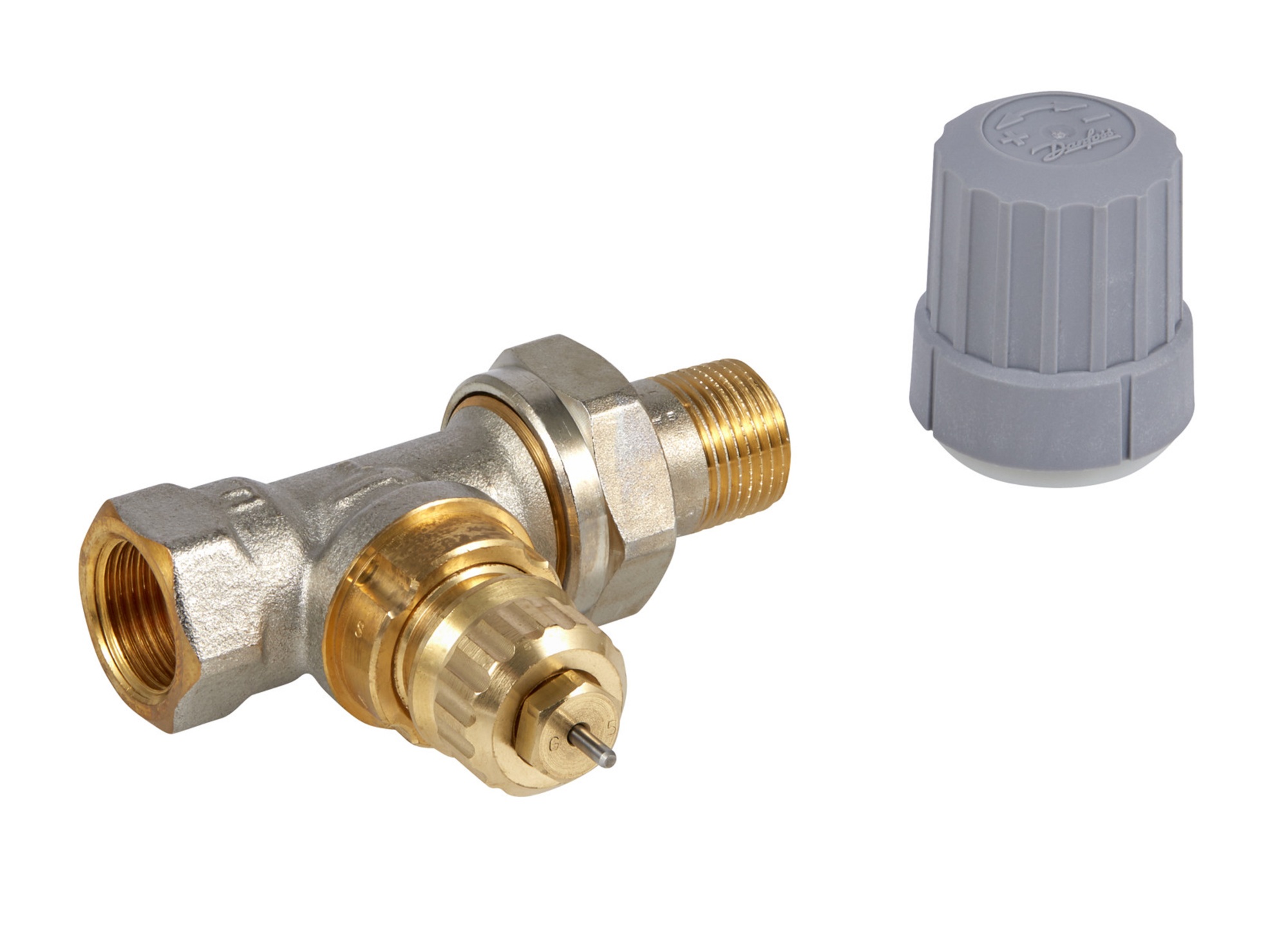 Robinet radiateur RA FN10 corps droit 3/8 DANFOSS 013G0002