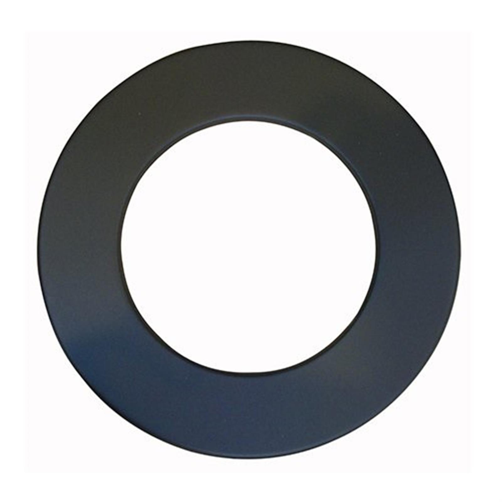 Rosace pour élément droit de finition Ø 130 - Noir