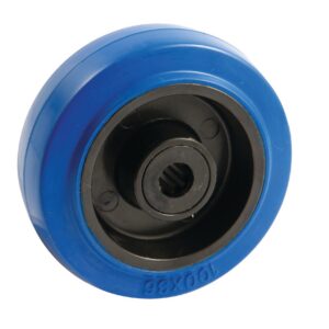 Roue non tachante bleue 160 mm AVL 207397CRR