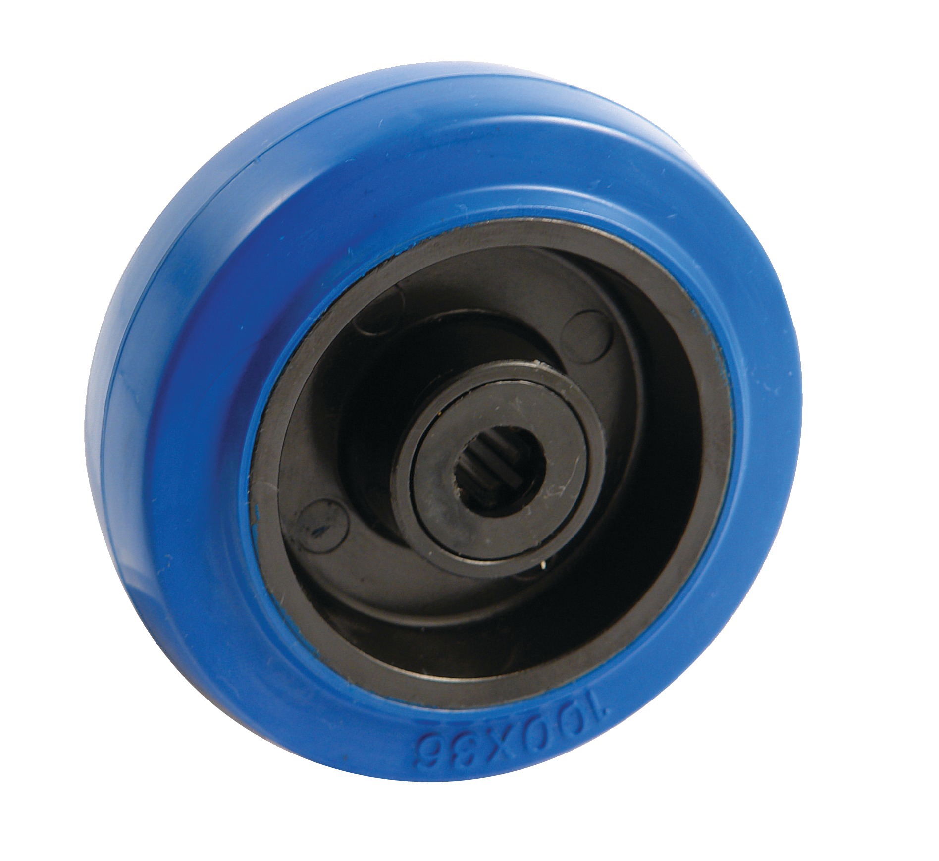 Roue non tachante bleue 160 mm AVL 207397CRR