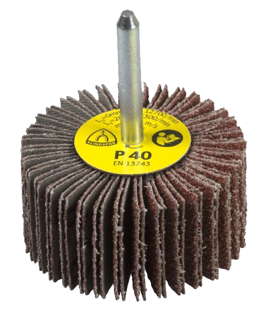Roues à lamelles 30x15 GR40 en boite de 10 KLINGSPOR 12843