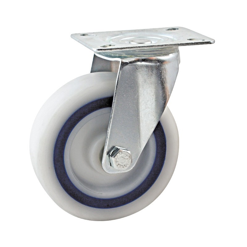 Roulette saturne grise 100 mm pivotante AVL 5948320