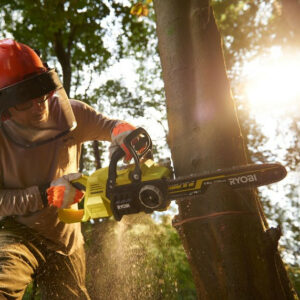 Tronçonneuse sur batterie RYOBI Ry36csx35a-140 36 V, guide de 35 cm