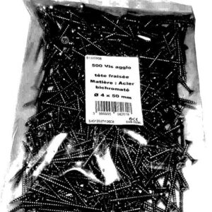 S4012037 - 500 vis agglo acier tÃªte frai