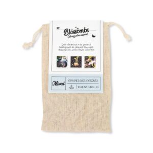 Sac Cadeau Coton Bio - 8 bombes à graines - BIO