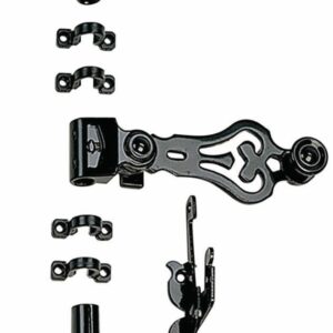 Sachet d'accessoires TUBRAIN poignée feuille aluminium noir 9005 TORBEL 04P1S5J