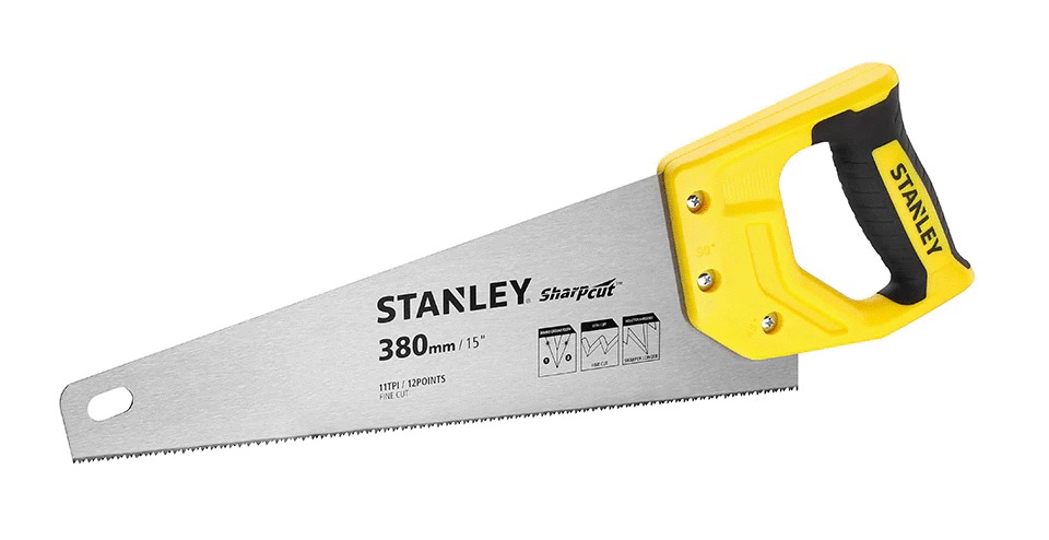 Scie égoïne à bois universelle SHARPCUT™ 380 mm STANLEY STHT20369-1