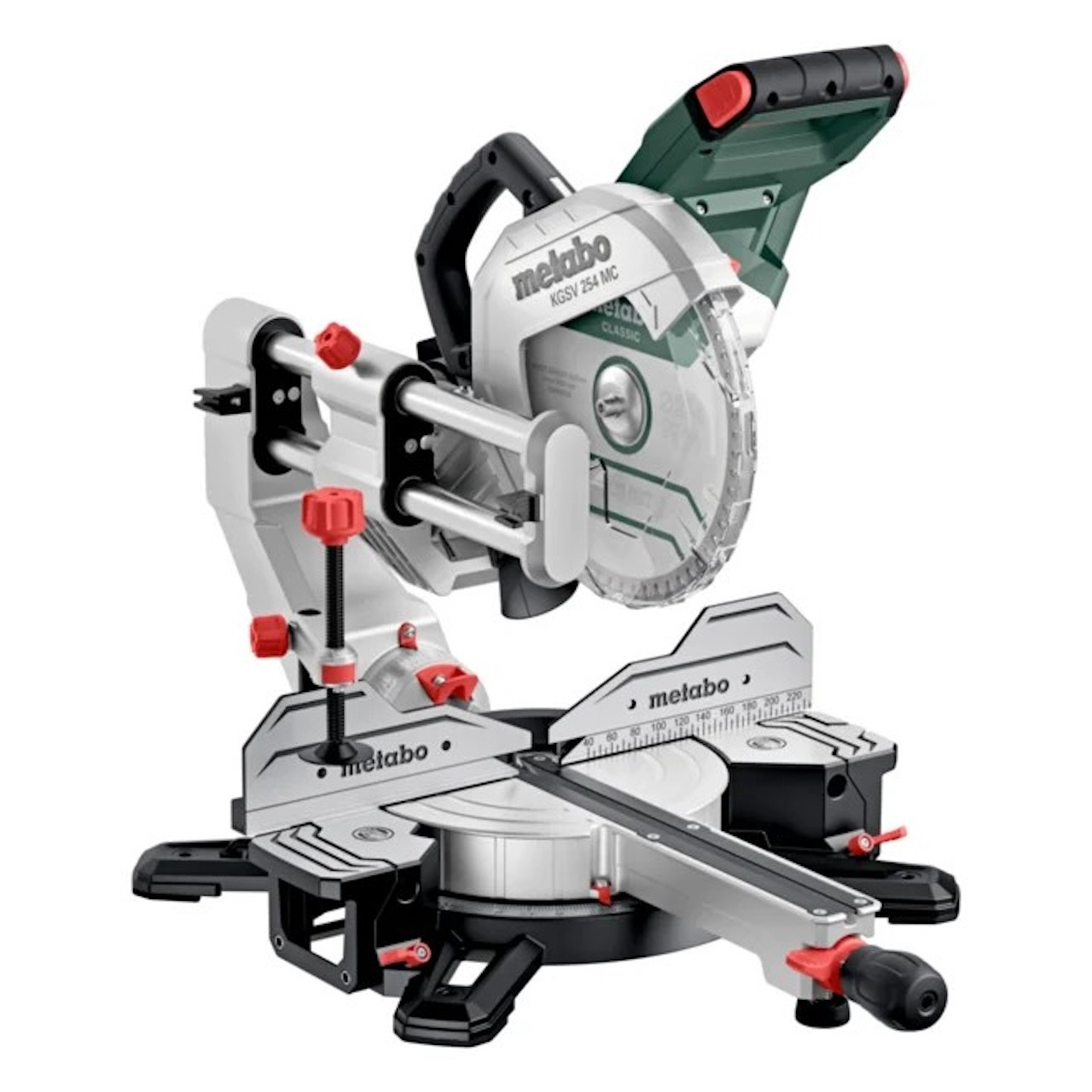 Scie onglets rad KGSV 254 MC capacité coupe 90°/90° 92/305mm, vitesse à vide 1900-4500/min - 1450W - 92mm