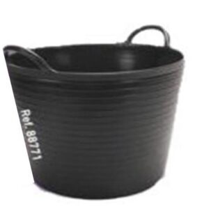 Seau en plastique n°4 - Noir -Contenance: 55 litres