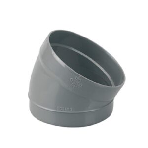 Secteur de coude MF 30° - Diamètre: 100 mm - GRIS